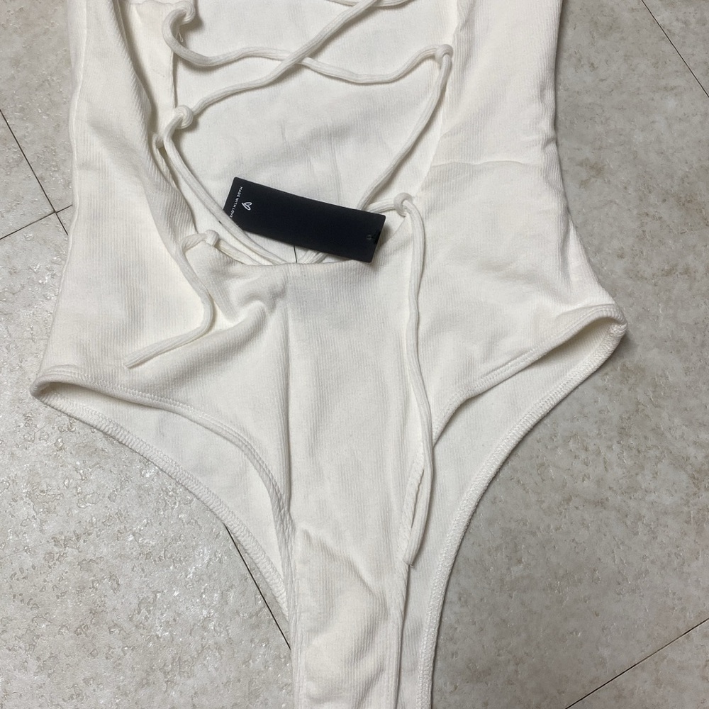 Lulu's Cream Shapewear Bodysuit